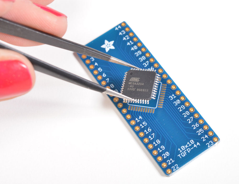 SMT Breakout PCB for 44-QFN or 44-TQFP - 3 Pack!
