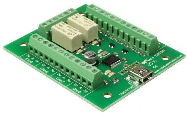 USB-RLY82 - 2 channel USB relay
