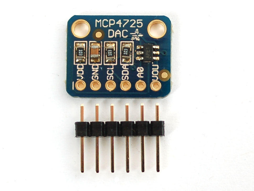 MCP4725 Breakout Board - 12-Bit DAC w/I2C Interface