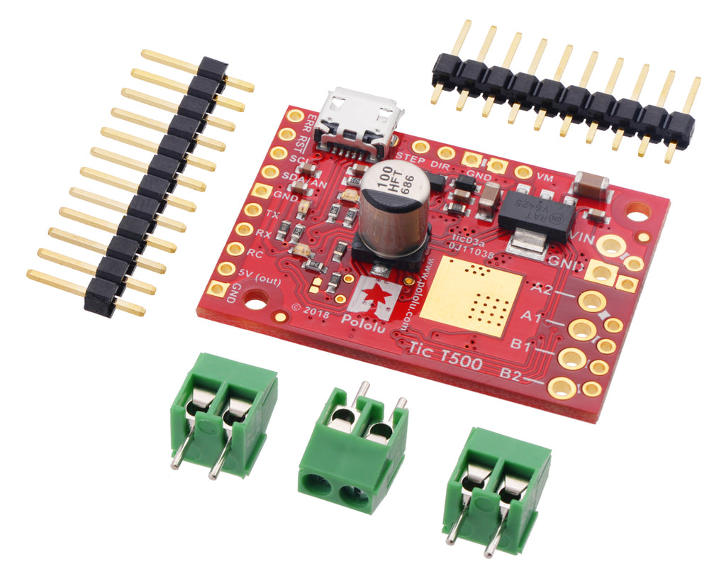 Tic T500 USB Multi-Interface Stepper Motor Controller