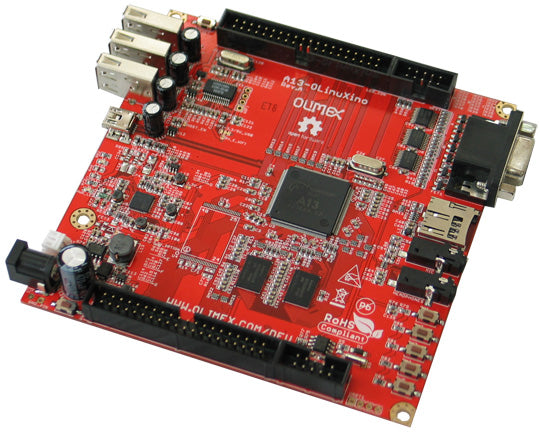 A13-OLinuXino-WIFI - SINGLE-BOARD LINUX COMPUTER WITH ALLWINNER A13 CORTEX-A8 @1000 MHZ