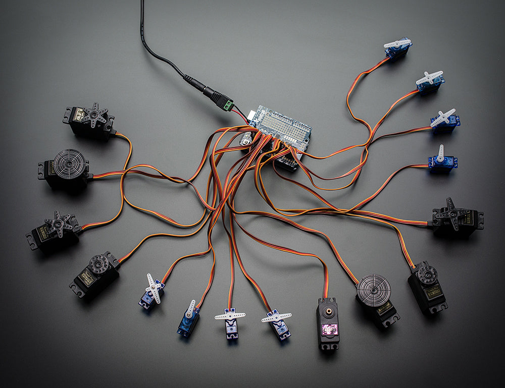 Adafruit 16-Channel 12-bit PWM/Servo Shield - I2C interface -