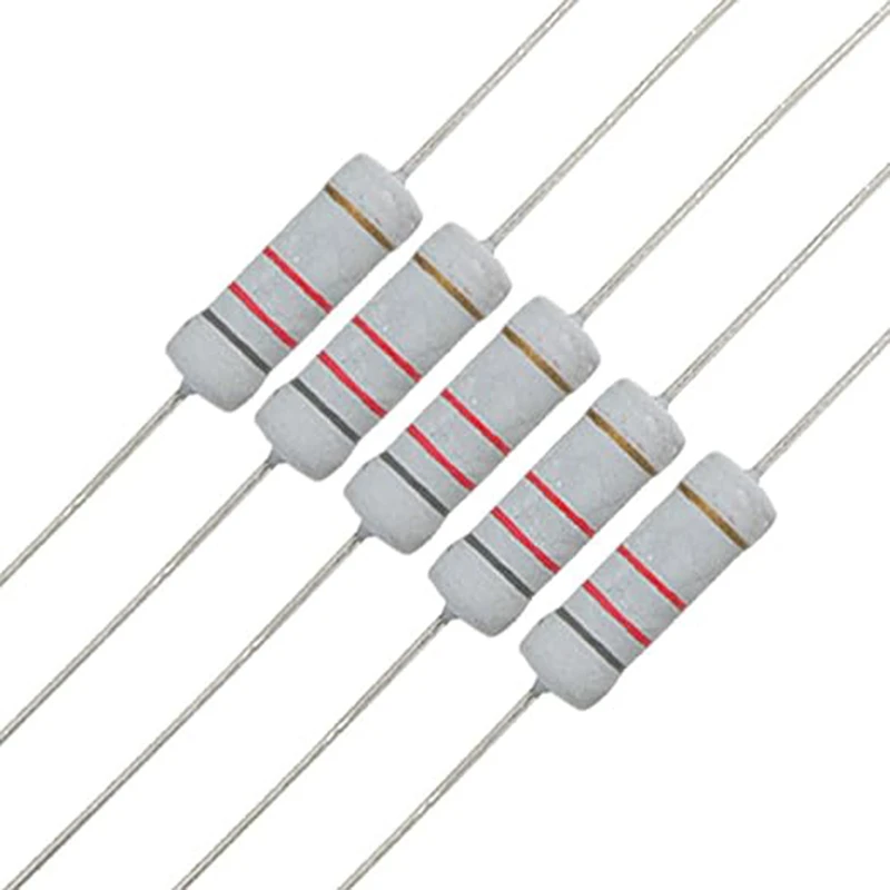 2.2K Ohm 2W Carbon Film Resistor (Pack of 5)