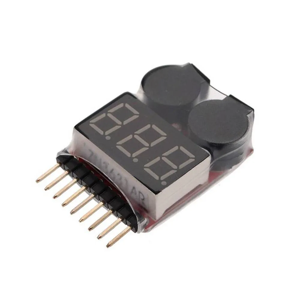 LiPo Battery Voltage Tester 1-8S with Buzzer Alarm