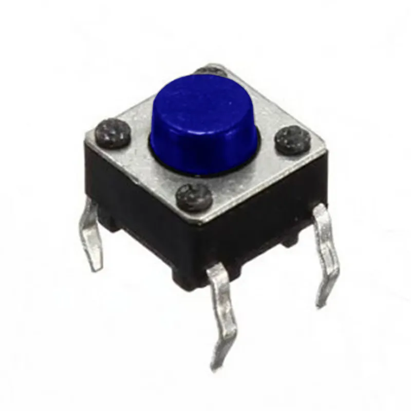 6x6x5mm Blue Tactile Push Button Switch (Pack of 10)