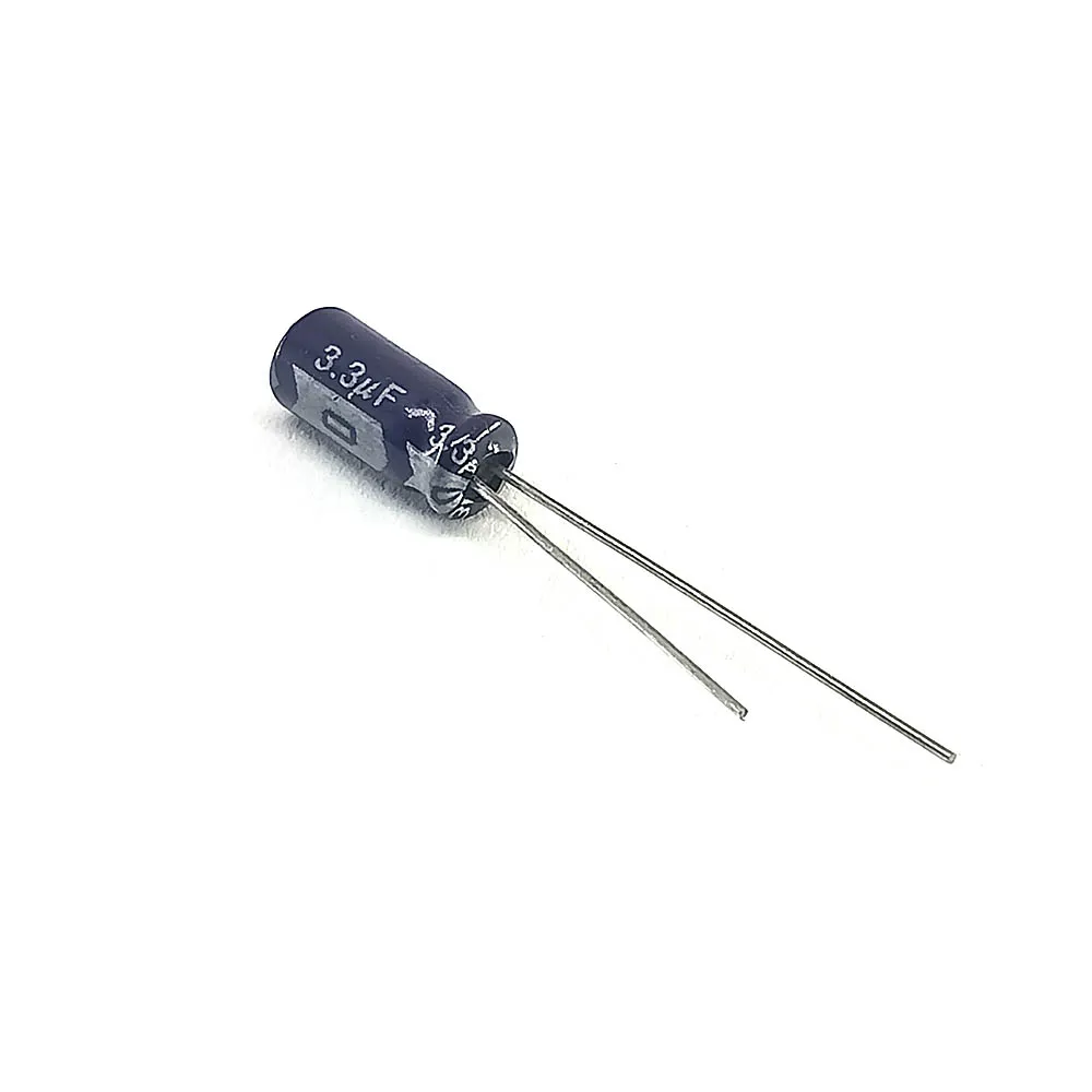 3.3uF 63V Through Hole Electrolytic Capacitor (Pack of 5)