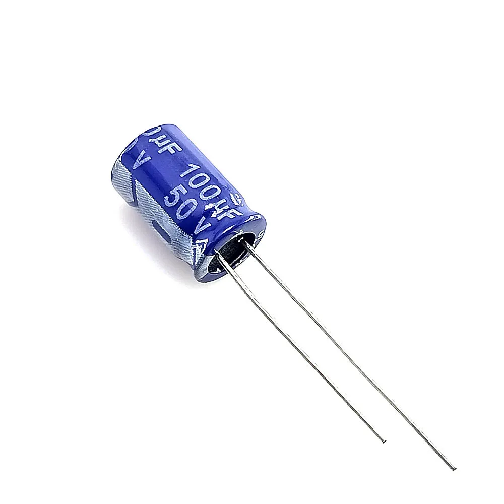 100uF 50V Through Hole Electrolytic Capacitor (Pack of 2)