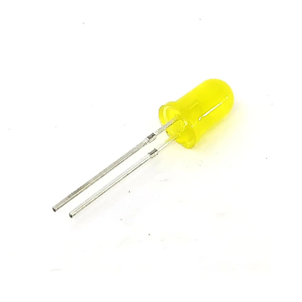 3mm Yellow LED Diffused (Pack of 10)