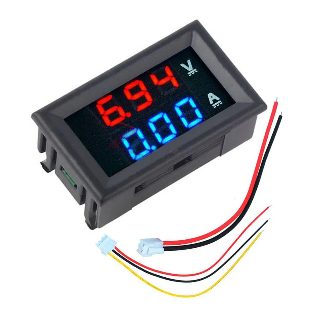 0.28inch Digital Voltmeter Ammeter DC 0-100V 10A Monitor Panel