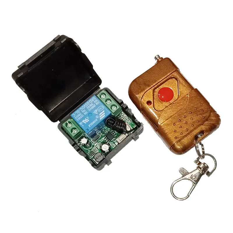 433MHz 12V 1 Channel Relay Module Wireless Remote Control Switch without Battery