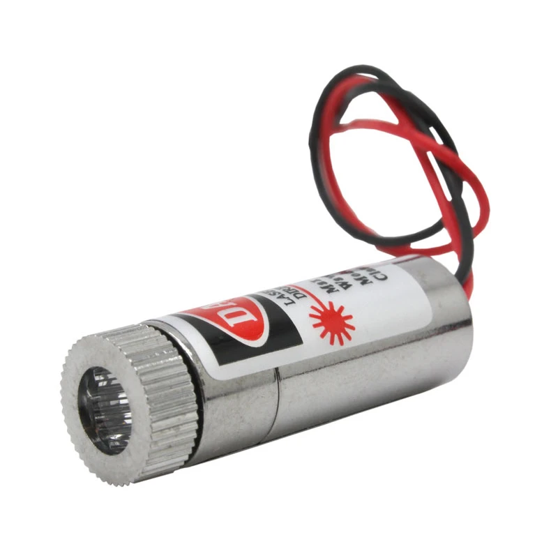MXD1230 12mm 5mW Red Point Laser Module Point Spot Size Adjustable Laser