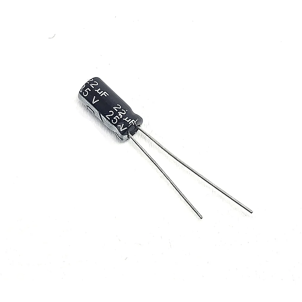 22uF 25V Through Hole Electrolytic Capacitor (Pack of 3)