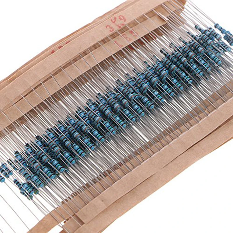 600 Pcs 1/4W Metal Film Resistor Assorted kit - 30 Kinds