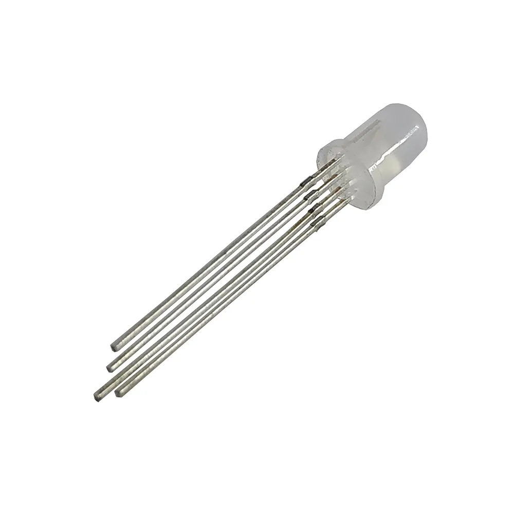 Diffused RGB Common Cathode LED – 5mm Tricolor