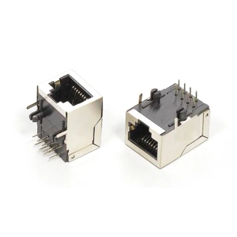 RJ45 (8P-8C) Female Plug - PCB Mount