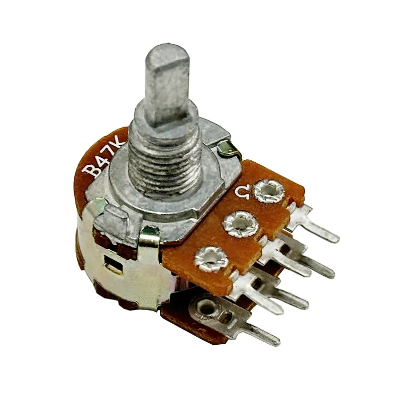47K Ohm Linear Potentiometer 6-Pin Dual Volume Control