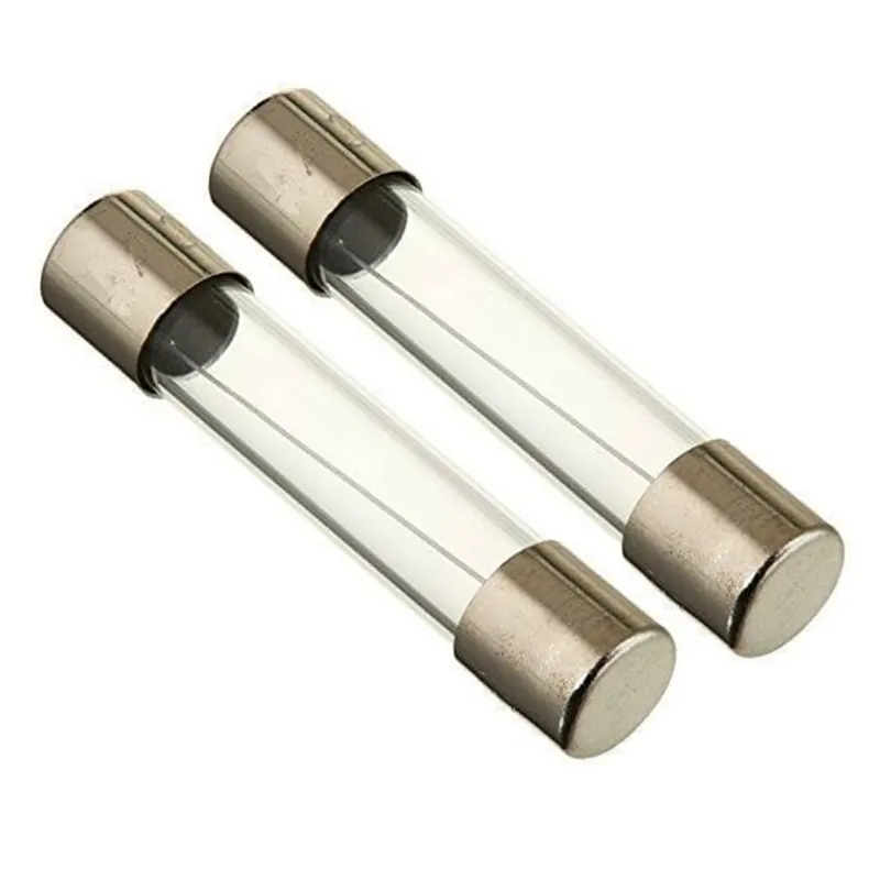 1A 250V Glass Tube Fuse - 5x20mm (Pack of 2)