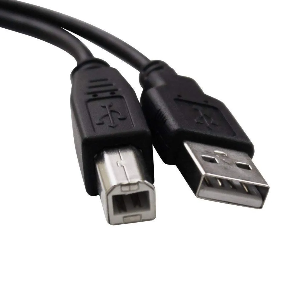 Cable For Arduino UNO/MEGA (USB A to B) 25cm – Black