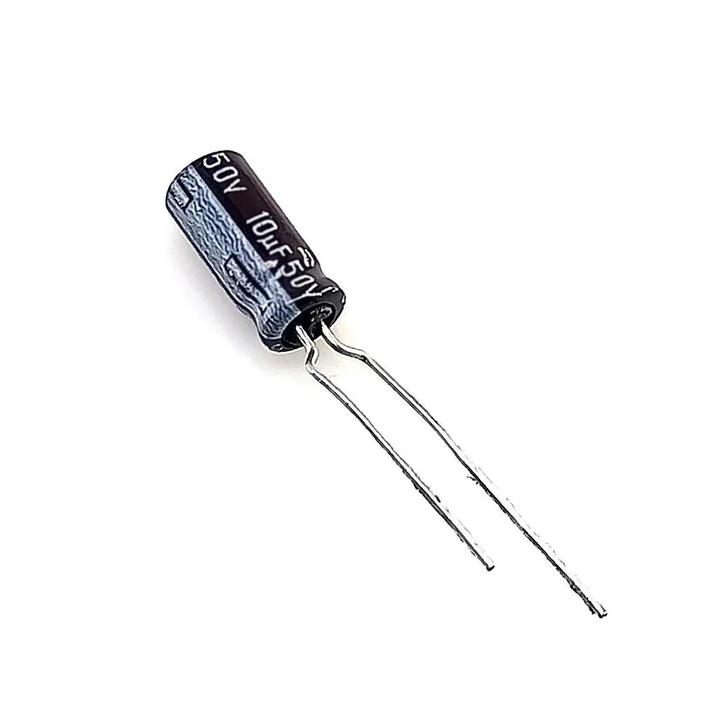 10uF 50V Through Hole Electrolytic Capacitor (Pack of 3)