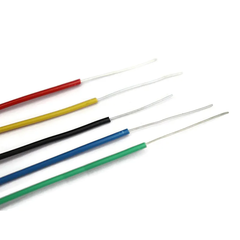 Single Strand Hookup Wire Packet (1 Meter Each Red, Green, Blue, Yellow, Black)