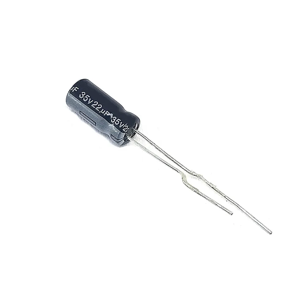 22uF 35V Through Hole Electrolytic Capacitor (Pack of 3)