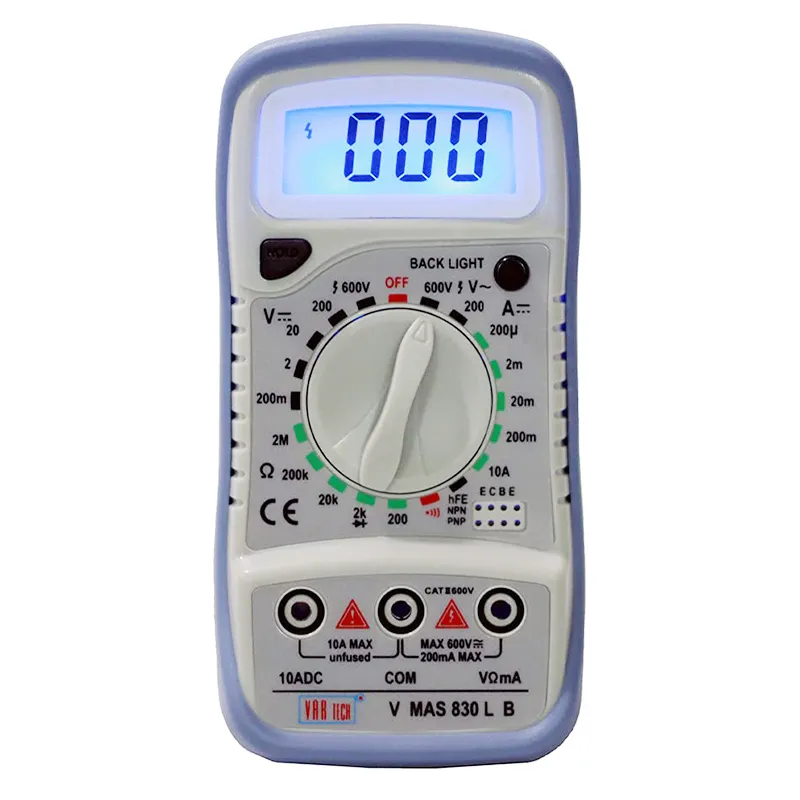 Original Vartech MAS830L Digital Multimeter with Probes