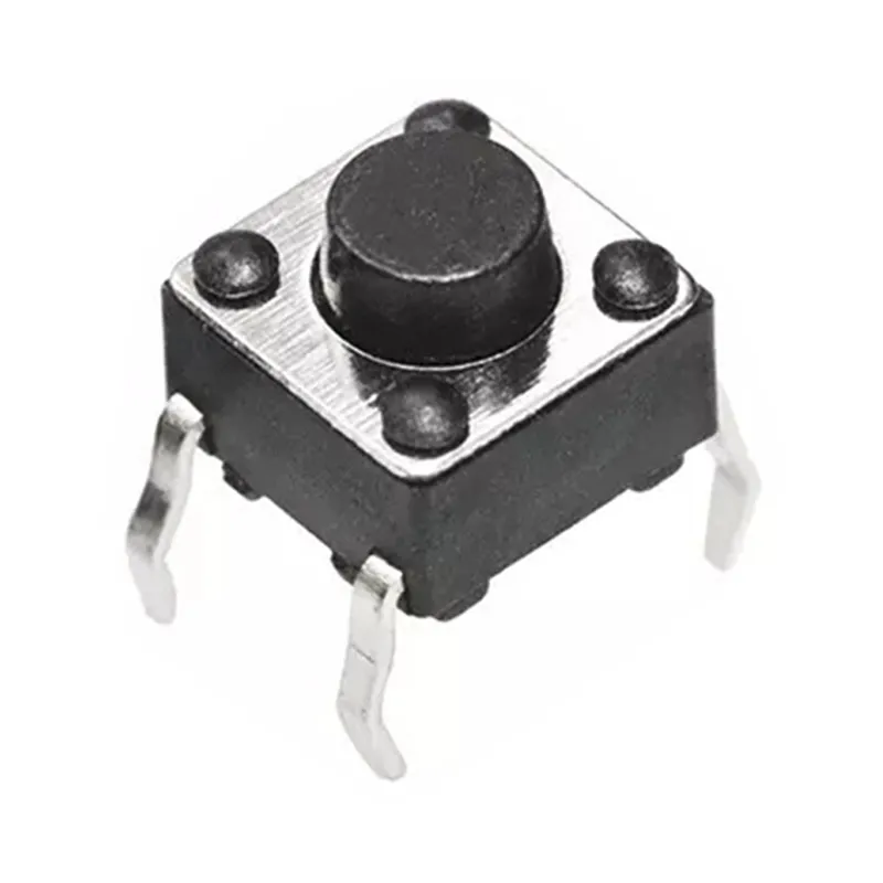 6x6x5mm Tactile Push Button Switch (Pack of 10)