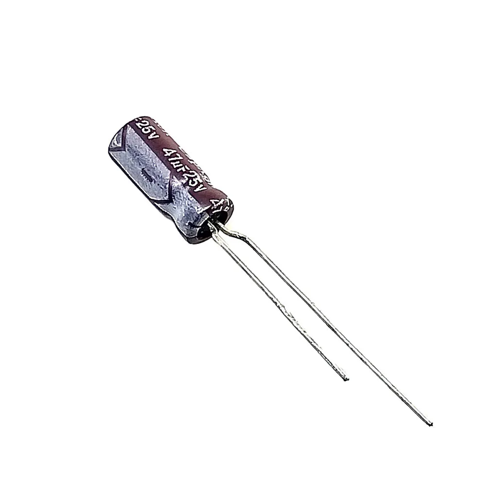 47uF 25V Through Hole Electrolytic Capacitor (Pack of 3)