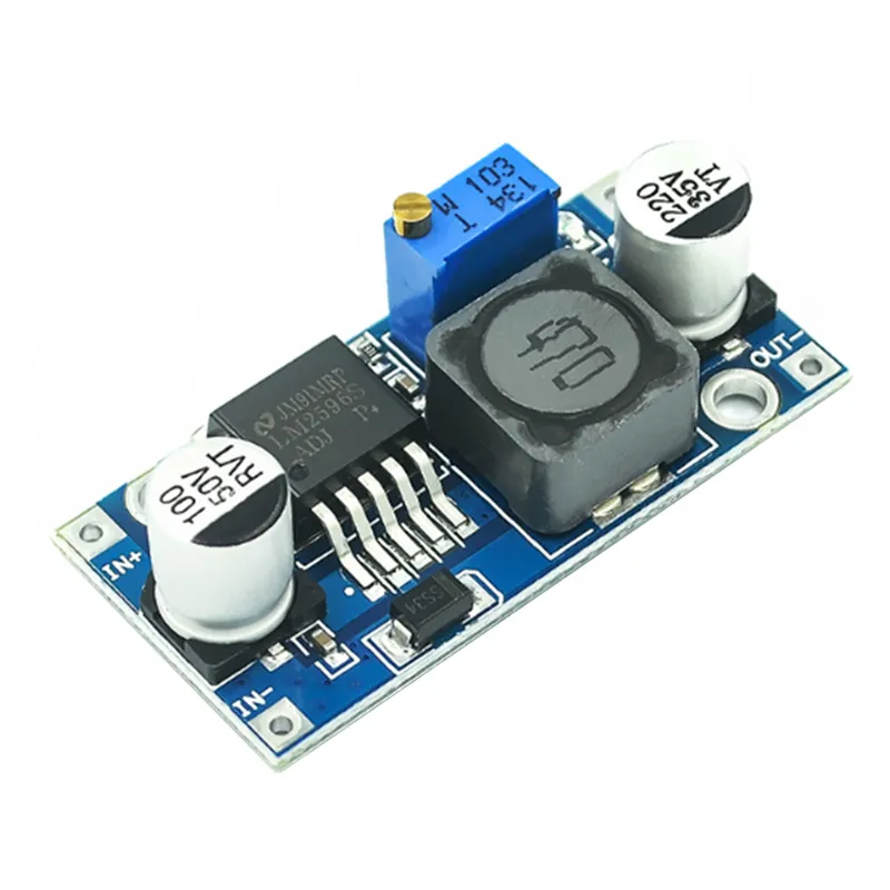 LM2596 DC-DC Buck Converter 4.5-40V to 3-35V Adjustable Step Down Module
