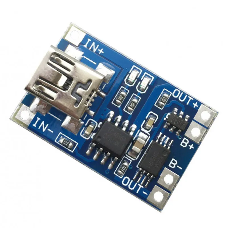 TP4056 1A Li-ion lithium Battery Charging Module With Current Protection - Mini USB