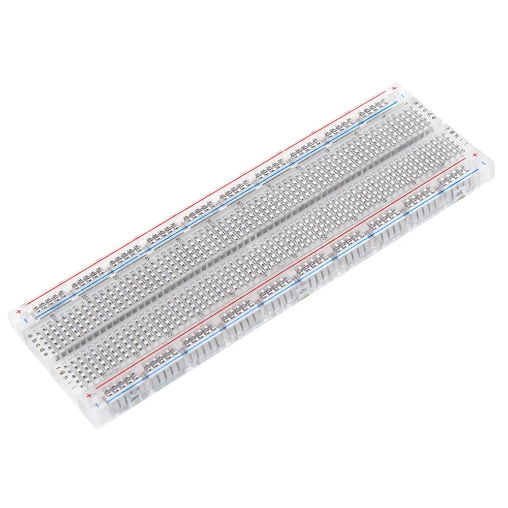 Transparent 830 Points Solderless Breadboard