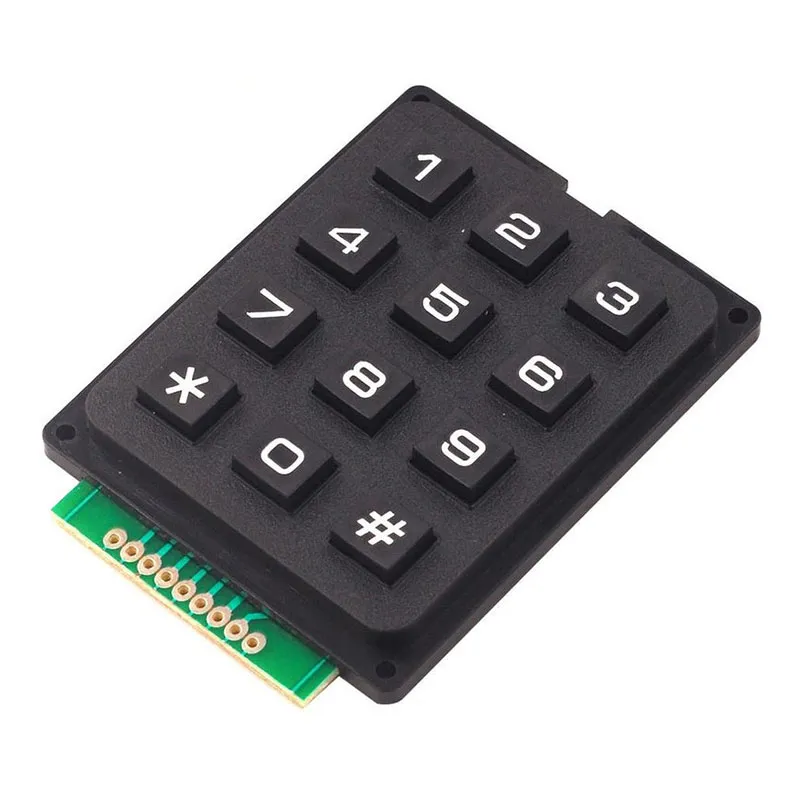4x3 12-Key Keyboard Keypad Telephone Style