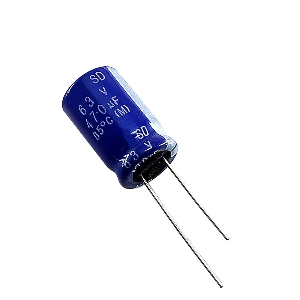 470uF 63V Through Hole Electrolytic Capacitor