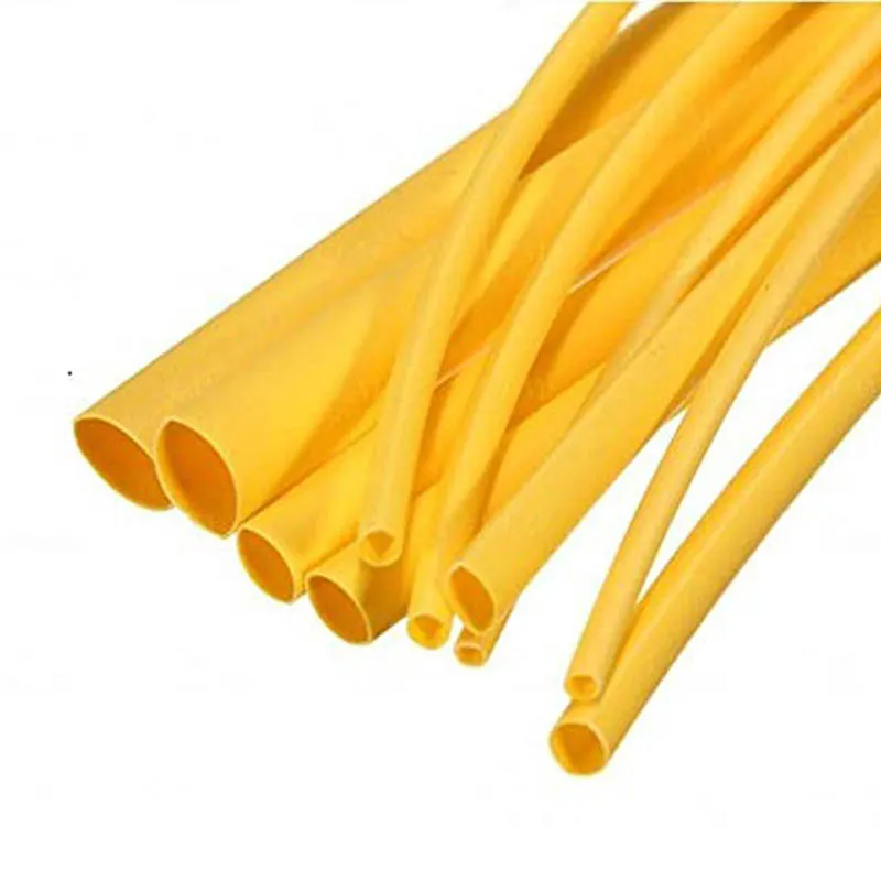 3mm Heat Shrink Sleeve Tube Yellow 1 Meter