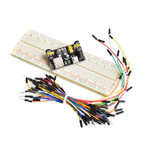 Breadboard da 830 Punti + 65 Jumper + Alimentatore