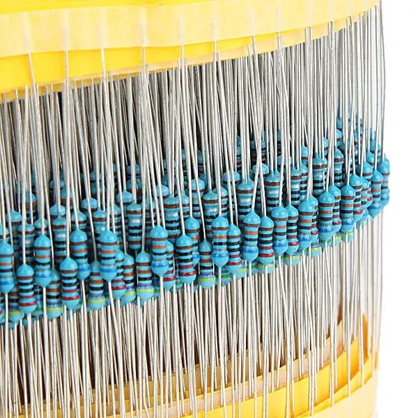 Kit resistenze 1% 1/4W - 600 Pezzi