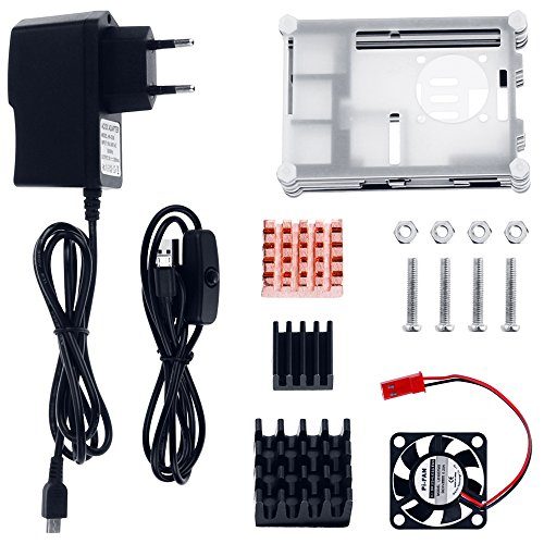 Raspberry Pi 3 Official Desktop Starter Kit 16GB, Black