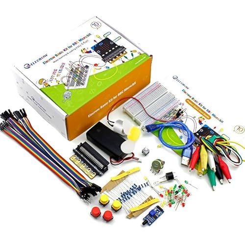 sb components Starter Kit Base per BBC Micro: Bit V2, micro bit kit completo