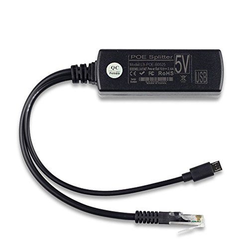 poe splitter micro usb 5v
