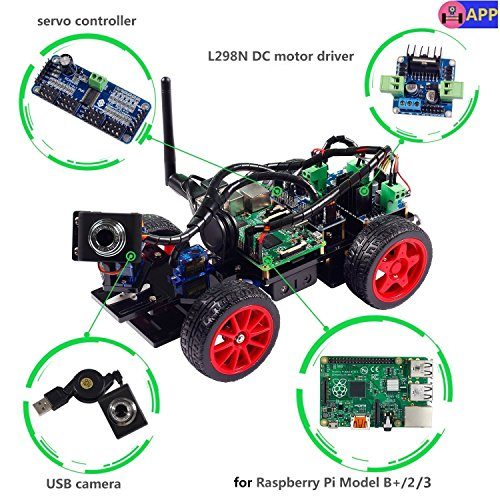 sunfounder raspberry pi robot kits