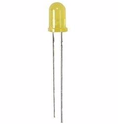 Dioda LED 5mm żółta matowa 10szt.