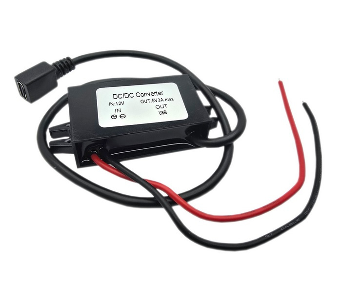 Przetwornica napięcia obniżająca napięcie 12V 5V 3A gniazdo USB-C