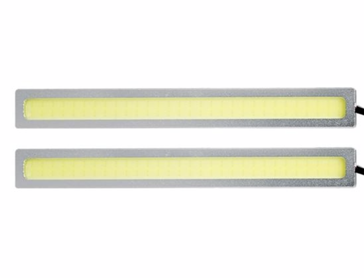 Lampa LED 12V Biała 2x4W 175mm srebrne