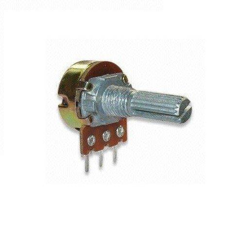 Potencjometr obrotowy 20K Ohm A logaryt. l=20mm