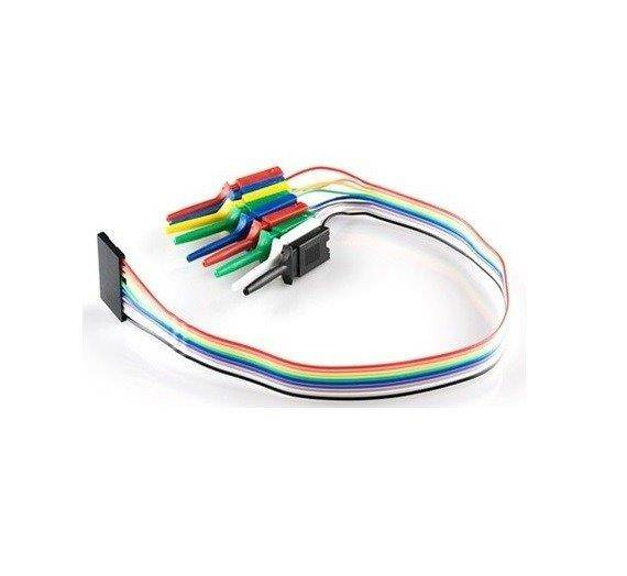 Kabel taśma żeński 10PIN z haczykami l=40cm