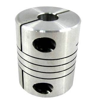 Sprzęgło elastyczne aluminiowe 8x10mm druk 3D CNC