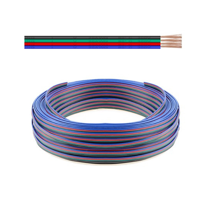 Przewód kabel do taśm LED WS2812 4 żyłowy 1mb