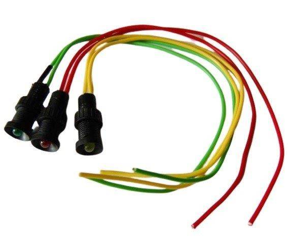 Kontrolka LED 5mm 24V DC zielona
