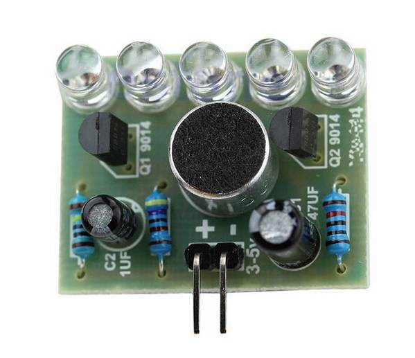 Wskaźnik LED sterowany dźwiękiem KIT do samodzielnego montażu