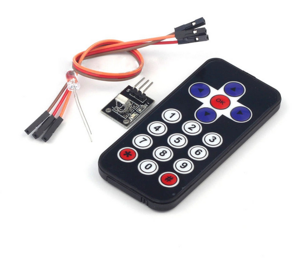 Moduł VS1838B + pilot IR 17 przycisków do Arduino